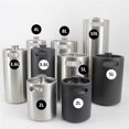 thumbnail image 2 of Gamvdout Kegging Tools 2/3.6/4/5L Mini Keg Stainless Screw Cap Single Wall Refillable Portable Craft Beer Production Accessory, 2 of 7