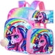 thumbnail image 1 of Mochila FTJCF Unicorn, 3 unidades, con lonchera para niñas de 16 pulgadas, rosa, 1 of 9