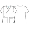 thumbnail image 2 of Core by Maevn Women's Y-Neck Mock Wrap Scrub Top, Solid, 1, 2 of 2