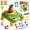 Green, variant on Caunedy Mini Cat Pottery Wheel Machine Kit,Electric Ceramic Wheel with Foot Pedal&Painting Kit, Adjustable Speed,Clay Spinner DIY Tools for Art Craft Birthday 1-3 3-5 5-8