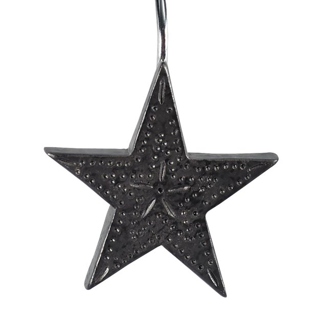 Tin Star Shower Curtain Hooks