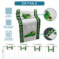 thumbnail image 6 of St. Patrick's Day Table Runner - 36 Inch Long Spring Lucky Dogs Green Grass Truck Plaid Cotton and Linen Blended Dress Scarves Farmhouse Table Runner for Kitchen Dining, Coffee Table, 13" x 36", 6 of 8
