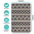 thumbnail image 5 of Boho Retro Floral Pet Feeding Mat-Absorbent Pet Placemat for Food and Water Bowl, with Waterproof Rubber Backing, Quick Dry Water Dispenser Mat for Dog and Cat (16"x24"), 5 of 7