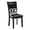 Ebony Brown, variant on New Classic Furniture Gia Solid Wood Dining Chair in Ebony Black (Set of 2)
