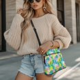thumbnail image 4 of ZUXONGSY Striped Leopard Floral Print Shoulder Handbag for Women Waterproof Crossbody Purse PU Leather Satchel with Adjustable Wide Strap for Daily Use Shopping, 4 of 7