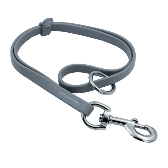 Groomer Essentials Waterproof Grooming Loop - Grey Dog Grooming Loop with Metal Ring - Pet Grooming Harness for All Breeds