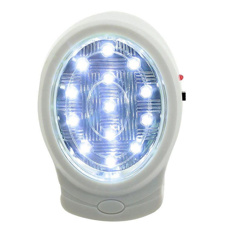 2W 110-240V EU Plug Rechargeable Home Emergency Light 13 LED Automatic Power  Failure Outage Lamp Bulb Night Light