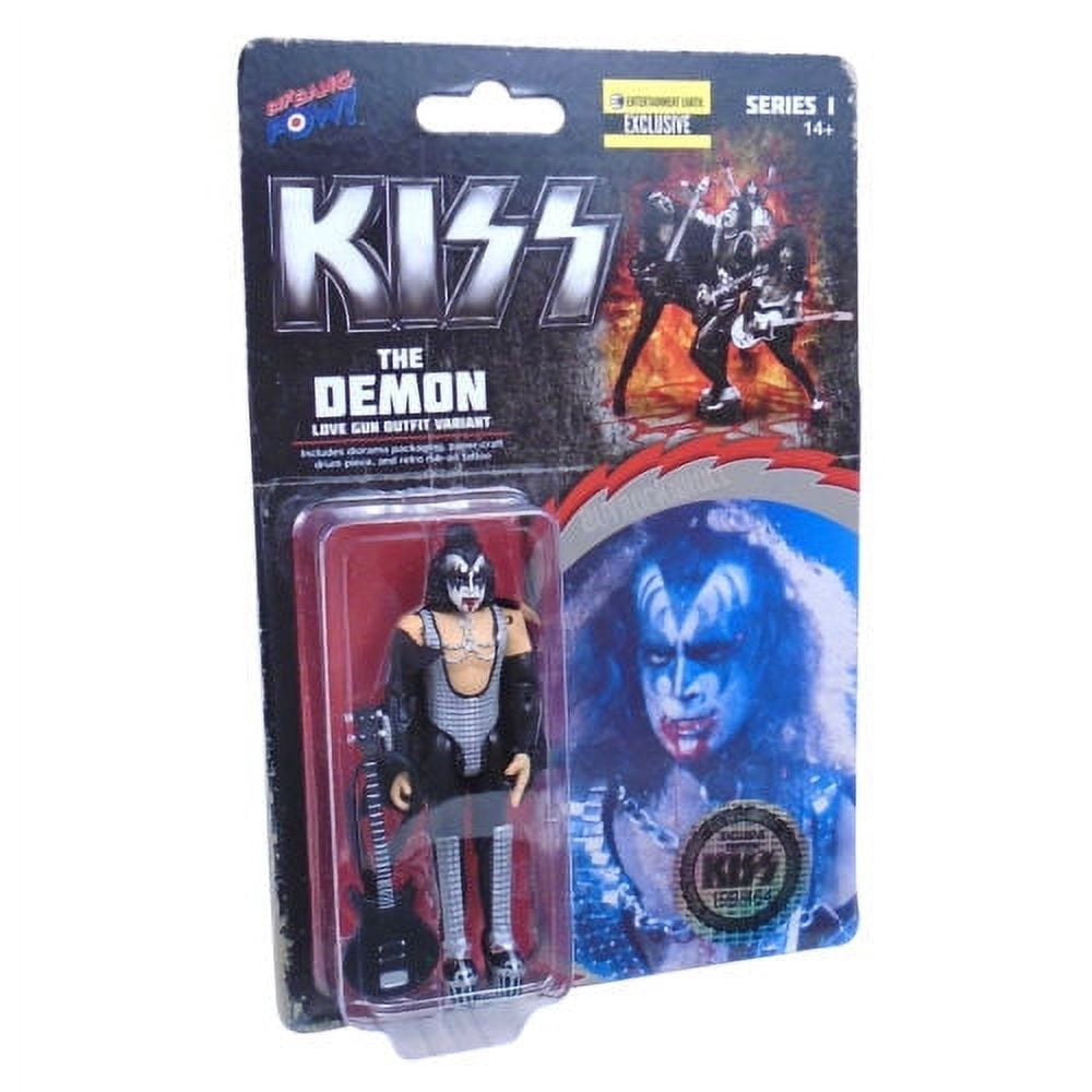 KISS 2015 Bif Bang Pow! Love Gun Variant Bloody Demon Gene Simmons 3 3/4" Figure