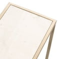 thumbnail image 4 of Kate and Laurel Jaspur Modern Slim Side Table, 16 x 8 x 24, White Marble and Gold, Decorative Glam Narrow End Table for Use as Narrow Bedroom Nightstand or Living Room Accent, 4 of 7
