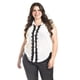 thumbnail image 1 of Blusa con detalle de encaje Roman Fashion Blanco 38, 1 of 6