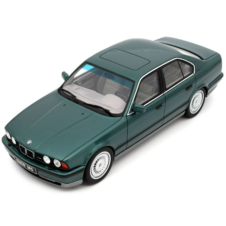 1991 BMW M5 E34 Lagoon Green Metallic Cecotto Limited Edition to 3000  pieces Worldwide 1/18 Model Car by Otto Mobile 