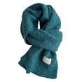 thumbnail image 2 of Scarf for Women Fall Fashion Must Have Shawl Wraps Fitness Neck Warmer Fleece Lining Women Gifts Soft Womens Scarves Navy, 2 of 8