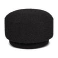 thumbnail image 2 of Fuji 15" Mushroom Footstool Ottoman, Ebony Black, 2 of 5