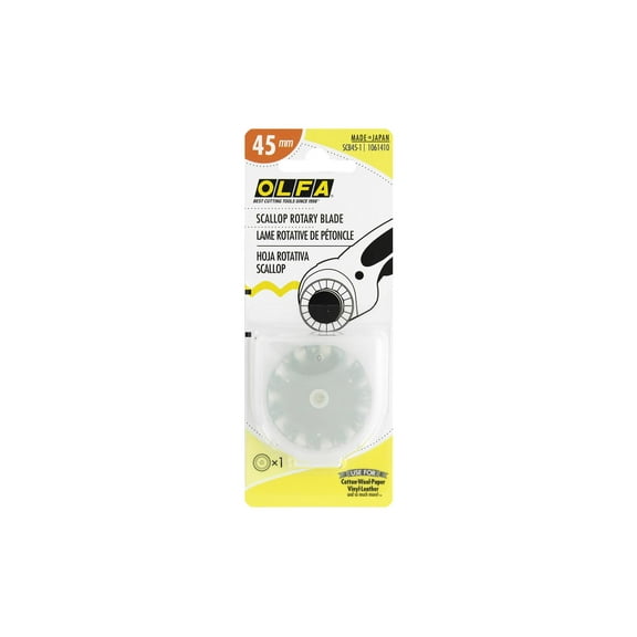 Olfa 45mm Rotary Blade Decorative Scallop 1pc