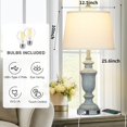 thumbnail image 4 of Lamp Cinkeda Coastal de 65 cm, juego de 2 puertos USB C+A y toma de corriente alterna, 4 of 7