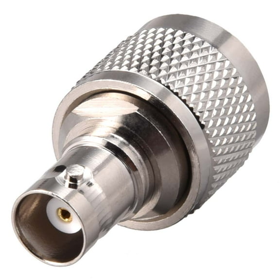 BNC Female to N Male Brass Coaxial Cable RF Connector Adapter 2pcs