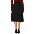 thumbnail image 3 of Allegra K Women's Pleated Retro Midi High Waist Skirt, 3 of 6