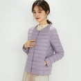 thumbnail image 2 of Vedolay Women Tops Long Sleeve Tunic Casual Long Sleeve Button Down Jacket with Pockets Purple,XL, 2 of 5