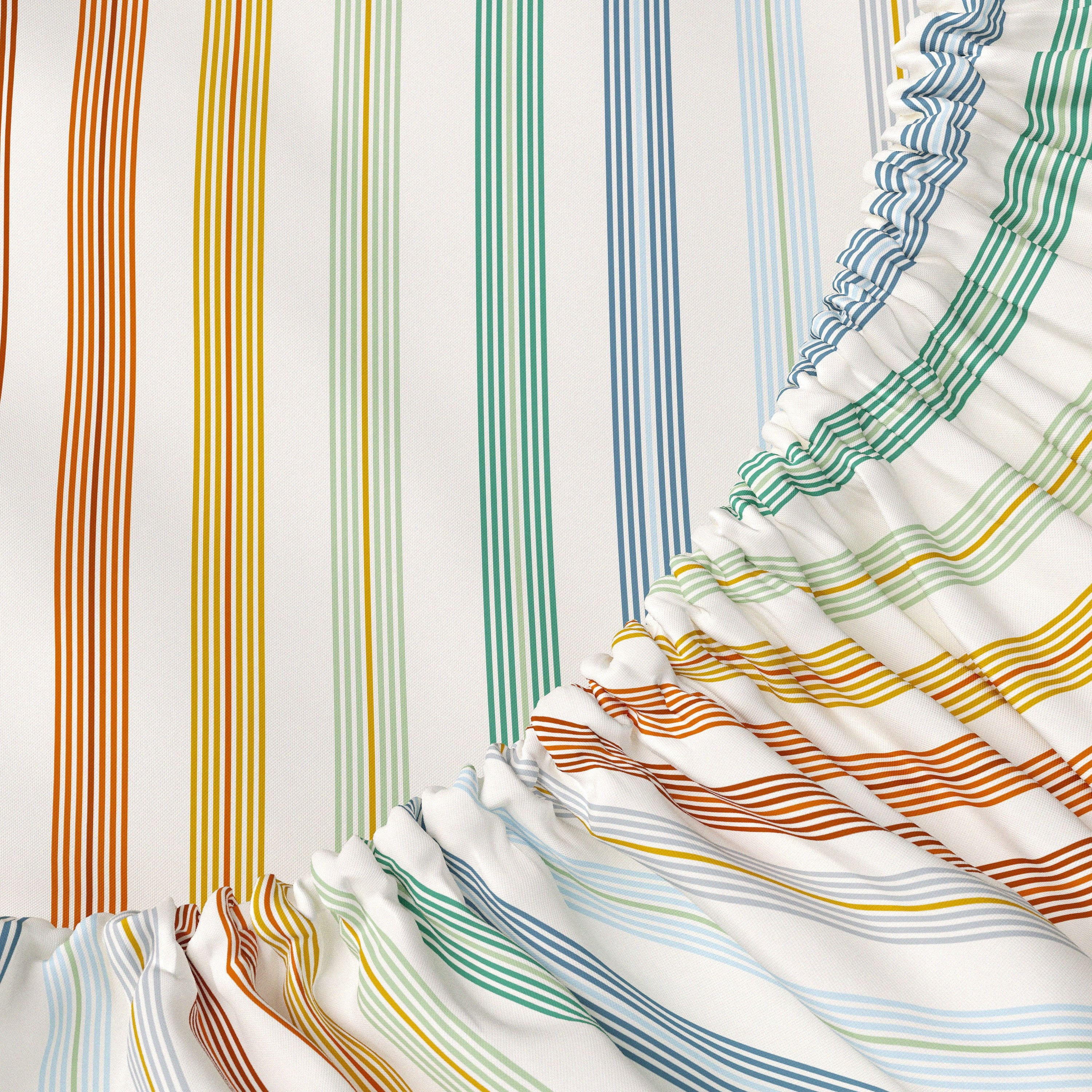 Mainstays Kids Microfiber Bed Sheet Set, Queen, Vintage Stripe, 4 Pieces
