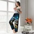 thumbnail image 6 of Bingfone Pajamas for Women,Starry Sky Colorful Crocodile Pajama Pants with Pockets-X-Large, 6 of 7