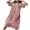 Pink, variant on ZKCCNUK Plus Size Nightgowns for Women Winter Casual Thick Warm Flannel Long Loose Nightdress M-3XL