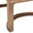 thumbnail image 5 of GDF Studio Aston Outdoor Acacia Wood Loveseat and Coffee Table with Cushions, Brown Wash, Beige, 5 of 7