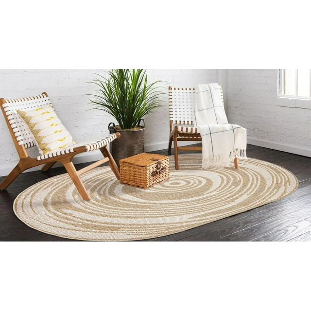 Tapis ECARPET Style Jute pour Chambre à Coucher, Salon, Salle à Manger Collection Merry
