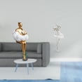 thumbnail image 2 of Estatua artística, figura, escultura abstracta, mujer, centro de mesa, resina, superficie lisa, adecuada para sala de estar, dormitorio, oficina, 10 c, 2 of 8