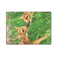 thumbnail image 3 of CADecor The Deer Kissed Fleece Throw Blanket 58x80 inches, 3 of 3
