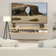 thumbnail image 2 of MORU Mueble para tv AERO Roble, Repisa Flotante, Estante de televisión flotante, mueble para sala, centro de entretenimiento para almacenamiento debajo de la TV, mueble multiusos, estante multimedia, 2 of 9