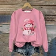 thumbnail image 4 of EchfiProm Ugly Christmas Sweatshirts for Women Oversized Sweatshirt Plus Size Lightweight Wine Glass Long Sleeve Xmas Womens Shirts, 4 of 6