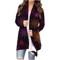 thumbnail image 1 of Cárdigan de moda para mujer, cárdigan de manga larga con estampado de Halloween, chaqueta, tops, abrigo para mujer, 1 of 5