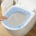 thumbnail image 6 of Warm Toilet Seat Cover, Household Universal Toilet Seat Thickened With Handle Winter Toilet Ring Washable Sets Wear Knitted Toilet Seat Up to 65% off, 6 of 7