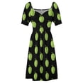 thumbnail image 5 of Funny Green s Sleeveless Dress Dress for girls Women's skirt loose women's dress, 5 of 6