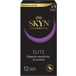 Lifestyles Skyn Elite Lubricated Non-Latex Condoms Value Pack 36 ea,  Thinnest Sensitive Polyisoprene, Ultra-Soft - Walmart.com