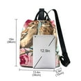 thumbnail image 3 of Roses Floral Birds Travel Laptops Backpack for Women Anti-theft Casual Work Bag Daypack Lightweight Laptop Bag, 3 of 7