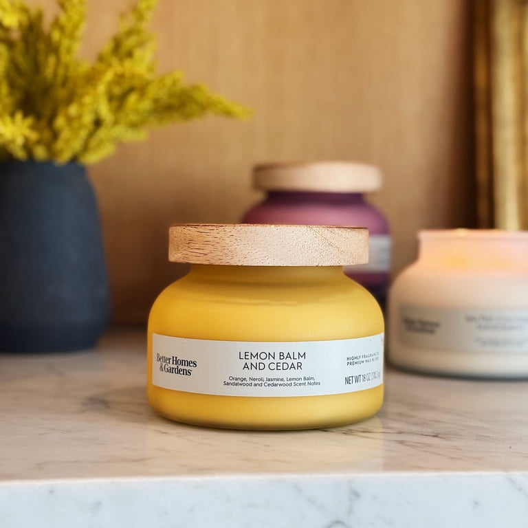 Better Homes and Gardens Lemon Balm and Cedar Scented 2-Wick