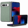 thumbnail image 3 of Nalacover Case for Google Pixel Fold Fiber Texture Case, Slim Thin Protective Cover Skin for Google Pixel Fold, with Anti-Slip Strip Sturdy Shockproof Lens Protection Phone Case, Green, 3 of 8