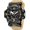 A Yellow, variant on Outdoor Sports Analog Digital Watch for Men, Large Dual Screen Luminous LED Electronic Wristwatch with Practical Multi Scene Functions