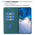thumbnail image 3 of Decase Cover For iPhone 7 / 8 / SE 2022 & 2020,Shockproof PU Leather Book Folding Flip Folio Case with Card Holders Kickstand Magnetic Closure TPU Inner Shell Protective Cover for Women Men,green, 3 of 6