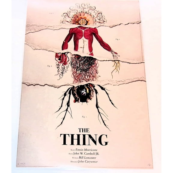 The Thing 1982 John Carpenter Alternate USA Poster Promo 19"x13" Kurt Russell