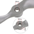 thumbnail image 3 of Hélices RC CW 10x5 Pulgadas 2-Palas para Avión Nylon Gris con Anillos Adaptadores, 3 of 4
