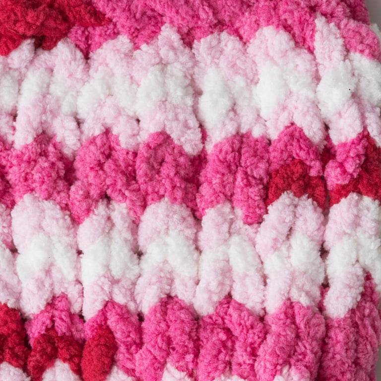 Bernat blanket yarn raspberry ribbon hot sale