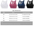 thumbnail image 2 of URMAGIC Push-up Mesh Sports Bras for Women-Front/Back Cutout Sexy Workout Yoga Crop Top, 2 of 6