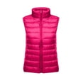thumbnail image 3 of Women's Lightweight Quilted Puffer Vest - Stand Collar Sleeveless Jackets Warm Winter Zip Up Outerwear with Pockets, 3 of 3