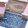 thumbnail image 4 of SUTENGDA Persian Multicolor Prayer Rug  6.69” x 3.94”, 4 of 8