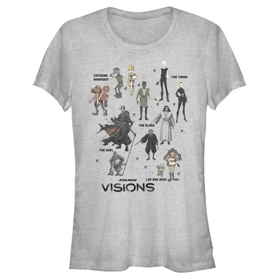 Junior's Star Wars: Visions Episodes Graphic Tee Athletic Heather Small