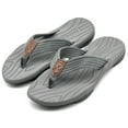 thumbnail image 2 of Ecetana Flip Flops for Men Comfort Thong Sandals Non-Slip Beach Sandals for Men, 2 of 5