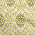 thumbnail image 1 of oneOone Georgette Viscose Lime Green Fabric Asian Ikat Sewing Fabric By The Yard Printed Diy Clothing Sewing Supplies 42 Inch Wide, 1 of 4