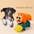 thumbnail image 2 of Pet Chew Toy Good Toughness With Sound Effect Cartoon Pig Shape Pet Dog Teeth Molar Toy Pet Supplies Mengxi, 2 of 5